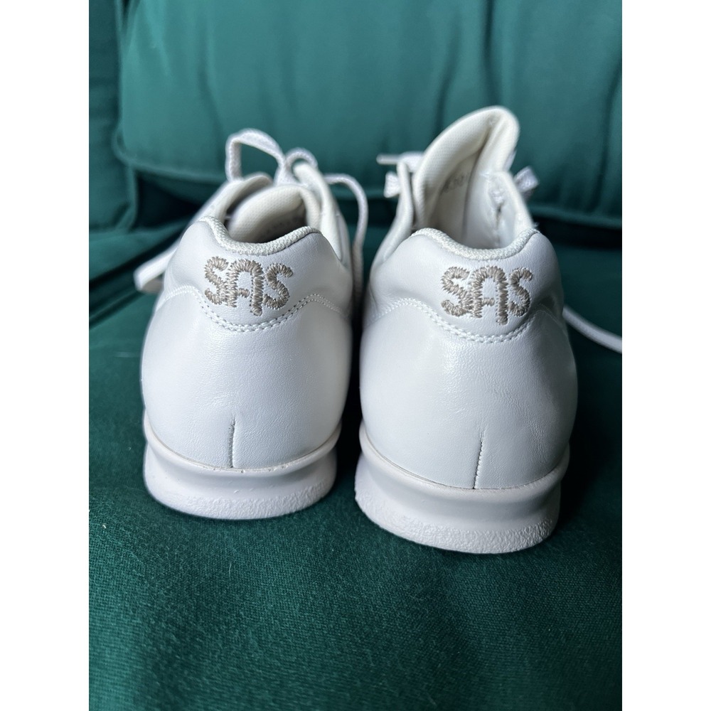 SAS Free Time Comfort Walking Shoe White Sz 6 Beige Tan - Picture 5 of 9
